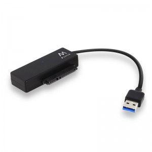Cabo Adaptador Ewent EW7018 USB 3.1 Gen 1 para SATA 6G 2.5" / 3.5" com Adaptador Alimentação